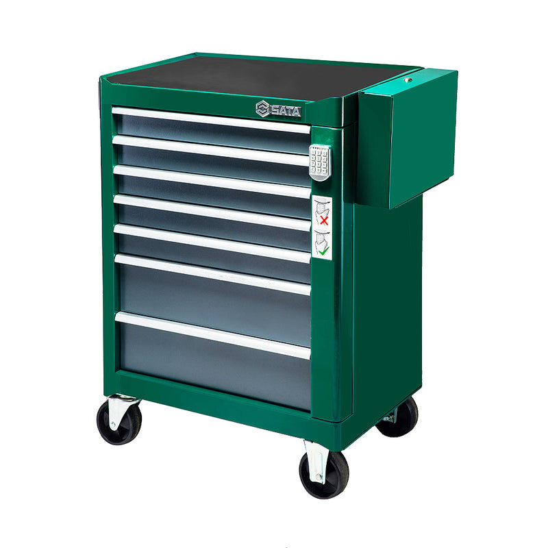 Xe đẩy dụng cụ 7 ngăn kéo, có khóa mật mã SATA 95170A