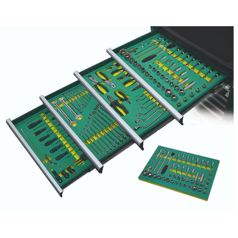 Bộ 7 khay dụng cụ sửa chữa tổng hợp 171 chi tiết SATA 95207S