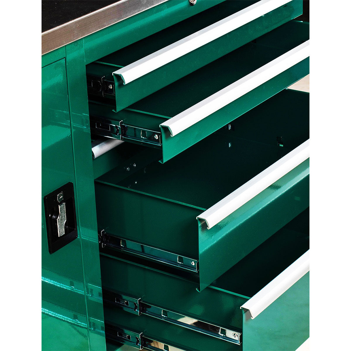 Tủ dụng cụ 5 ngăn kèm bàn làm việc Inox SATA 95208