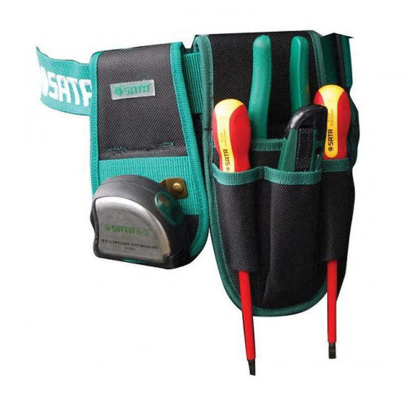 Túi đựng dụng cụ 4 ngăn, loại đeo hông SATA 95211 kích thước 110mm x 235mm