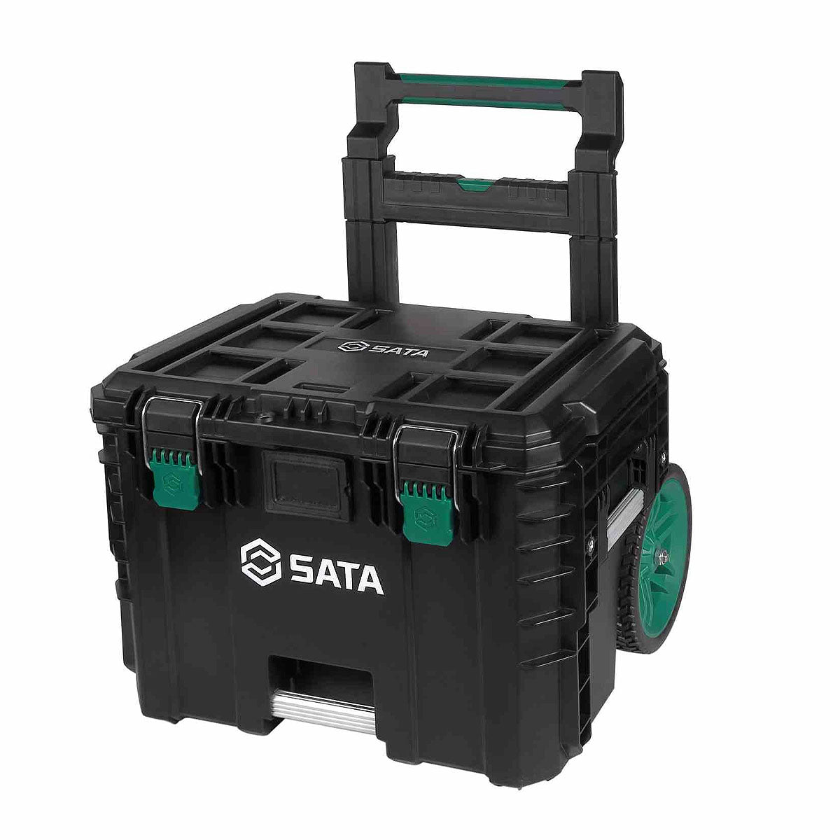 Thùng đựng dụng cụ 65L có bánh xe SATA 95322, chuẩn chống nước IP65