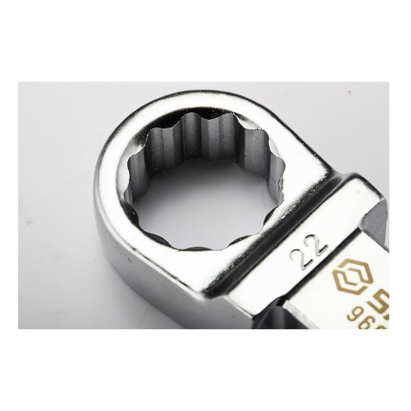 Đầu cờ lê vòng SATA, đuôi kết nối với cần siết lực thay đầu, cỡ từ 7mm - 32mm
