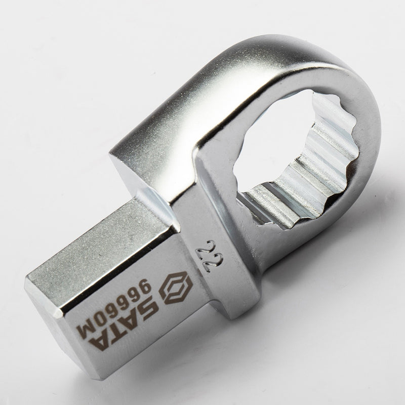 Đầu cờ lê vòng SATA, đuôi kết nối với cần siết lực thay đầu, cỡ từ 7mm - 32mm