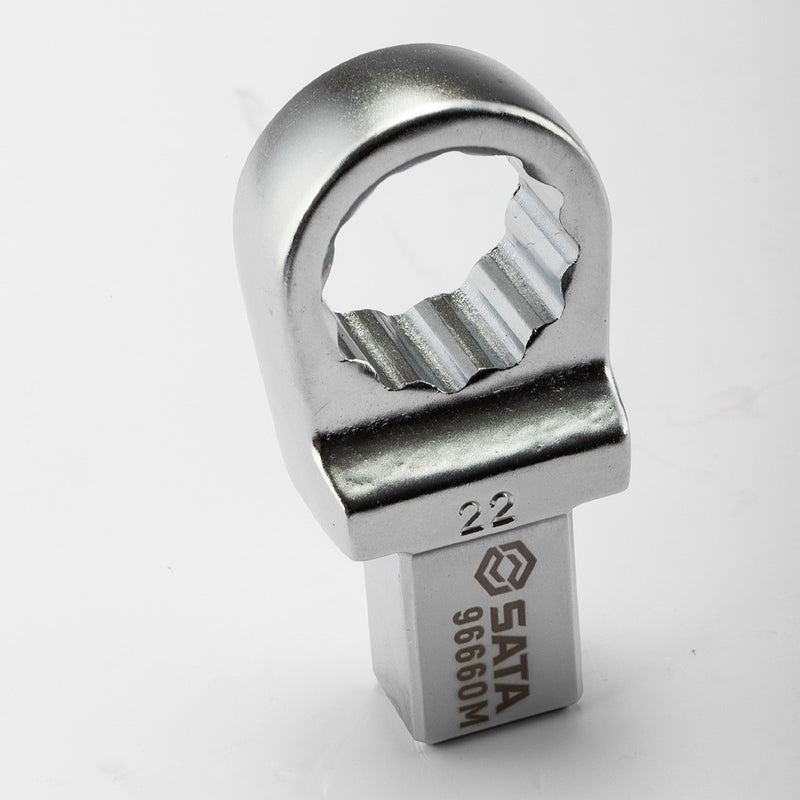 Đầu cờ lê vòng SATA, đuôi kết nối với cần siết lực thay đầu, cỡ từ 7mm - 32mm