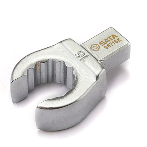 Đầu cờ lê miệng đai ốc SATA 96716K 16mm, kết nối cần siết lực, Cr-V, mạ Crom