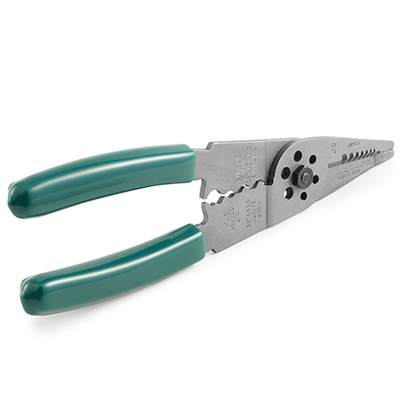 Kìm tuốt dây đa năng SATA 97521 chiều dài 205mm, khả năng tuốt dây từ 0.5mm² - 6.0mm²