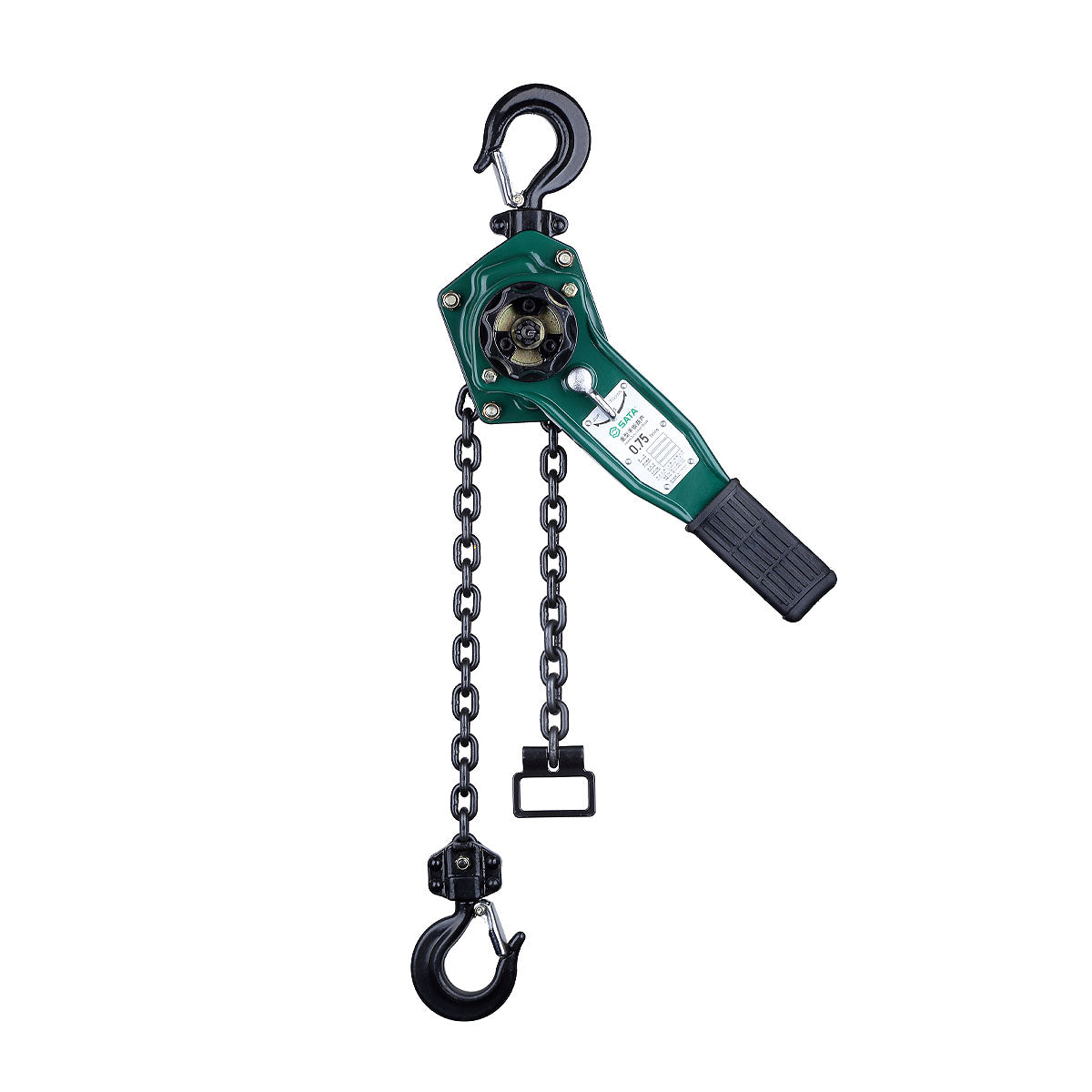 Pa lăng xích lắc tay SATA, khả năng tải từ 0.75 - 3 tấn, chiều cao tải tối đa từ 1.5 - 3m