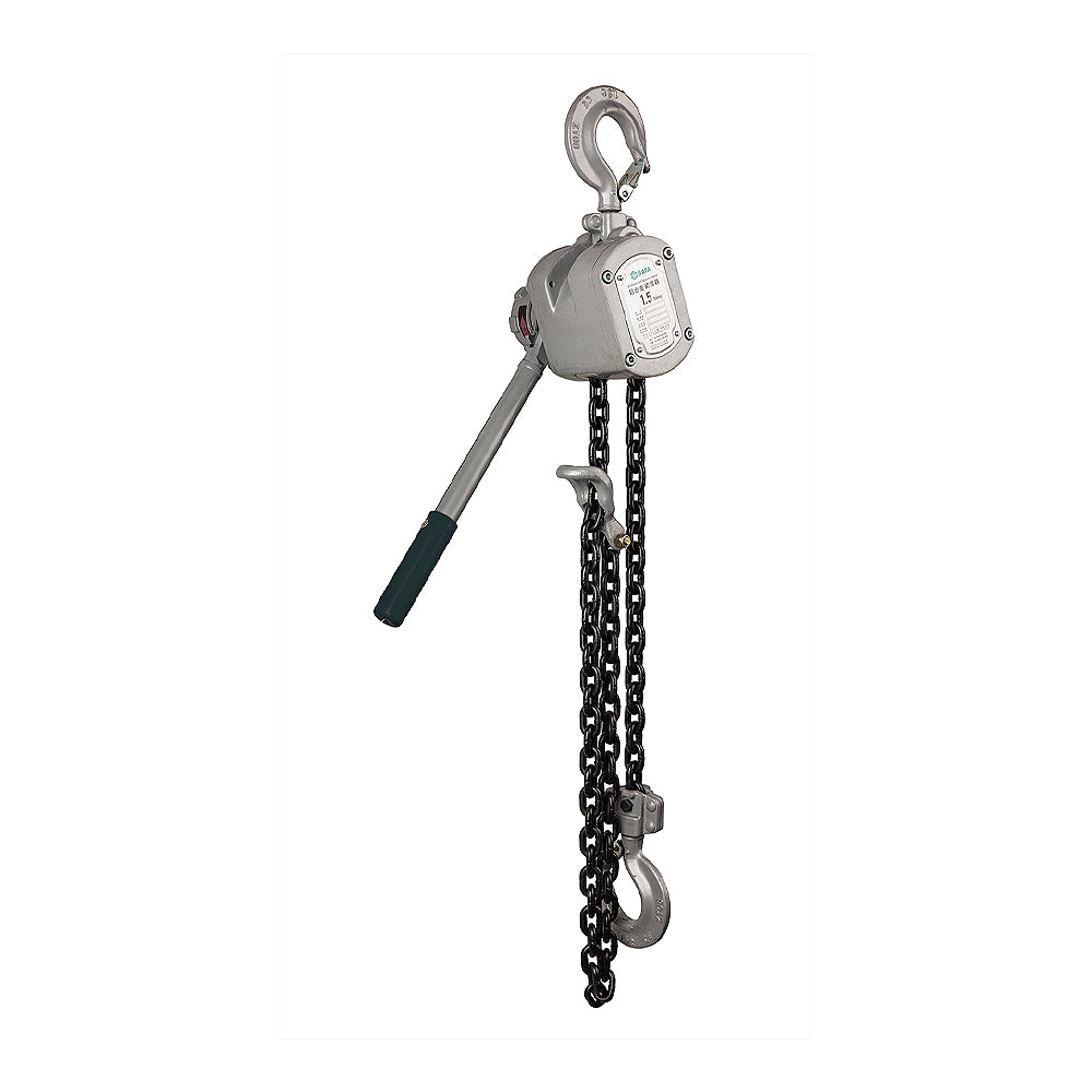 Pa lăng xích lắc tay, vỏ nhôm SATA tải trọng từ 0.75 tấn - 3 tấn