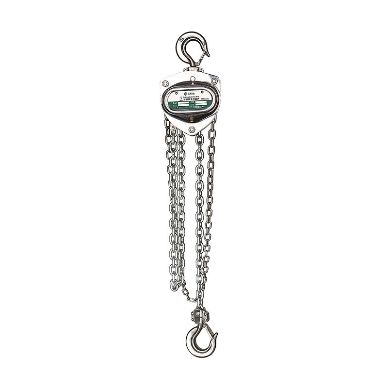 Pa lăng xích kéo tay Inox SATA tải trọng từ 1 tấn - 3 tấn