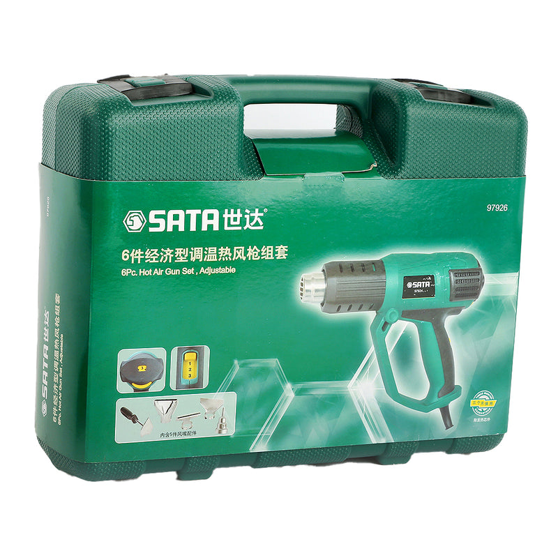 Bộ súng khò nhiệt kèm phụ kiện 6 chi tiết SATA 97926 công suất 2000W