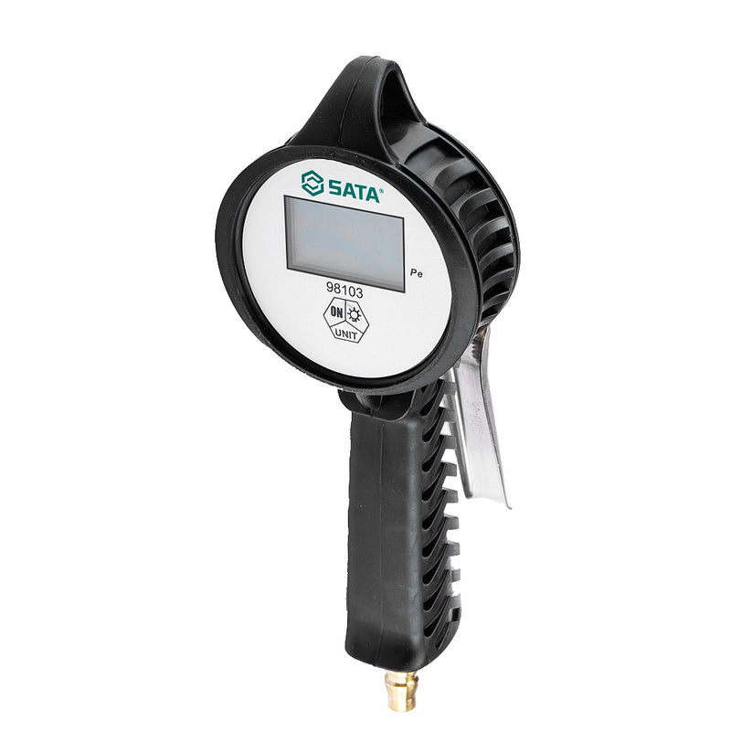 Đồng hồ bơm và đo áp suất lốp kỹ thuật số SATA 98103 - Bơm lốp xe chính xác, bền bỉ