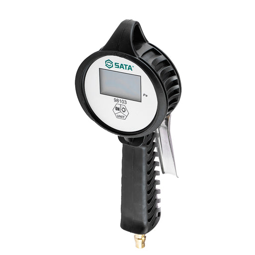 Đồng hồ bơm và đo áp suất lốp kỹ thuật số SATA 98103 - Bơm lốp xe chính xác, bền bỉ