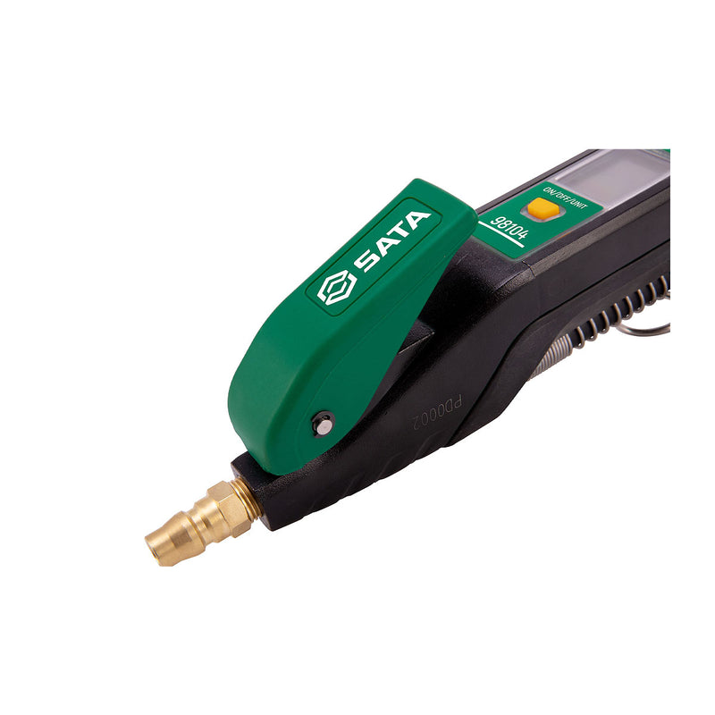 Máy bơm bánh xe SATA 98104 loại có đồng hồ kỹ thuật số