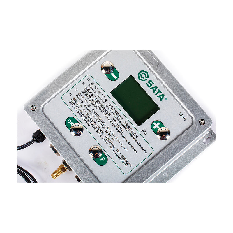Máy bơm lốp tự động treo tường SATA 98105