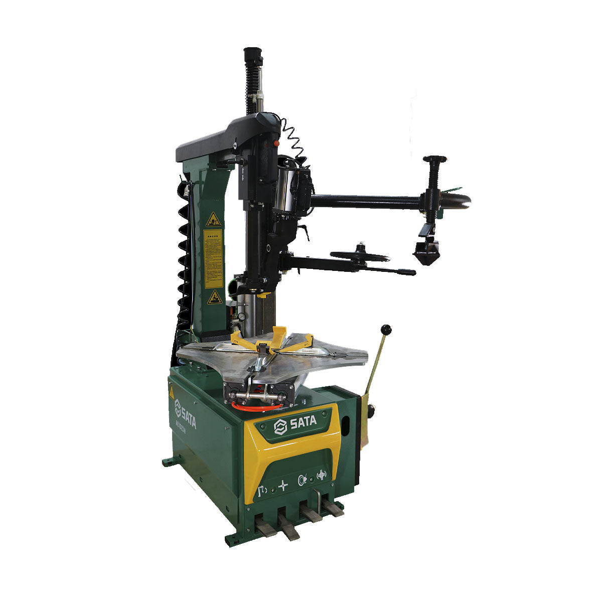 Máy thay lốp xe ô tô SATA dạng tháp nghiêng không cần đòn bẩy dùng điện 220V và 380V