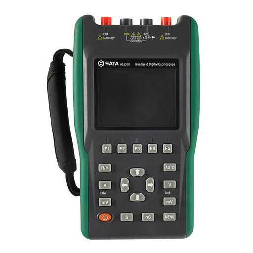 Máy hiện sóng cầm tay SATA AE3508, 8MHz, 40MSa/s, 1 kênh, màn hình TFT màu, đo tự động, lưu dạng sóng, pin sạc.