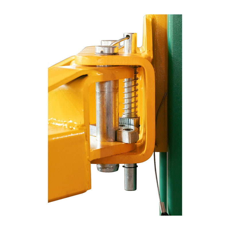 Cẩu nâng 2 trụ không có cổng xe ô tô SATA, tải trọng 4 tấn, đế nâng dạng chữ V, thao tác thủ công, dùng điện 220V và 380V