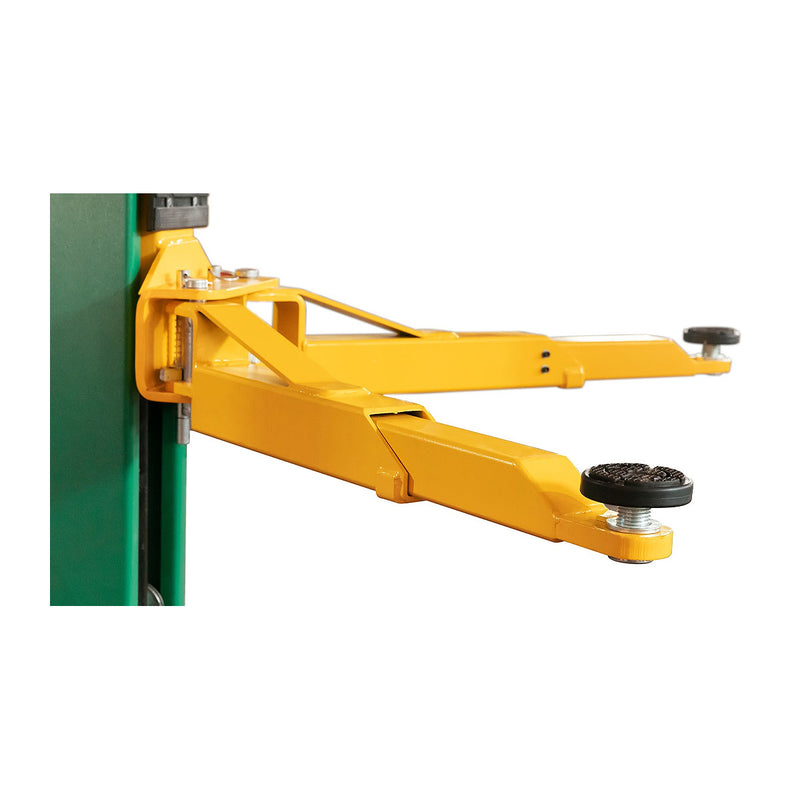 Cẩu nâng 2 trụ không có cổng xe ô tô SATA, tải trọng 4 tấn, đế nâng dạng chữ V, thao tác thủ công, dùng điện 220V và 380V