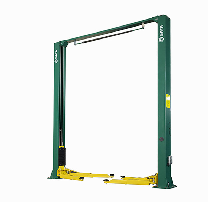 Cẩu nâng 2 trụ cổng xe ô tô mở khóa thủ công SATA tải trọng 4 tấn, dùng điện 220V và 380V