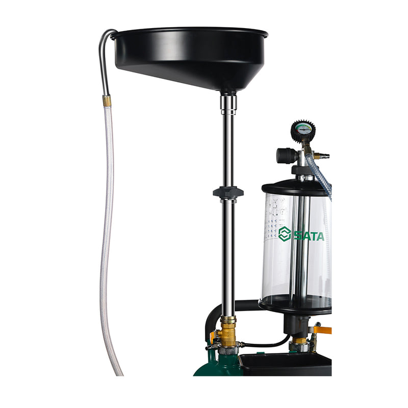 Máy thu dầu thừa, kèm cốc đo, dùng khí nén SATA AE5701A dung tích 70 Lít