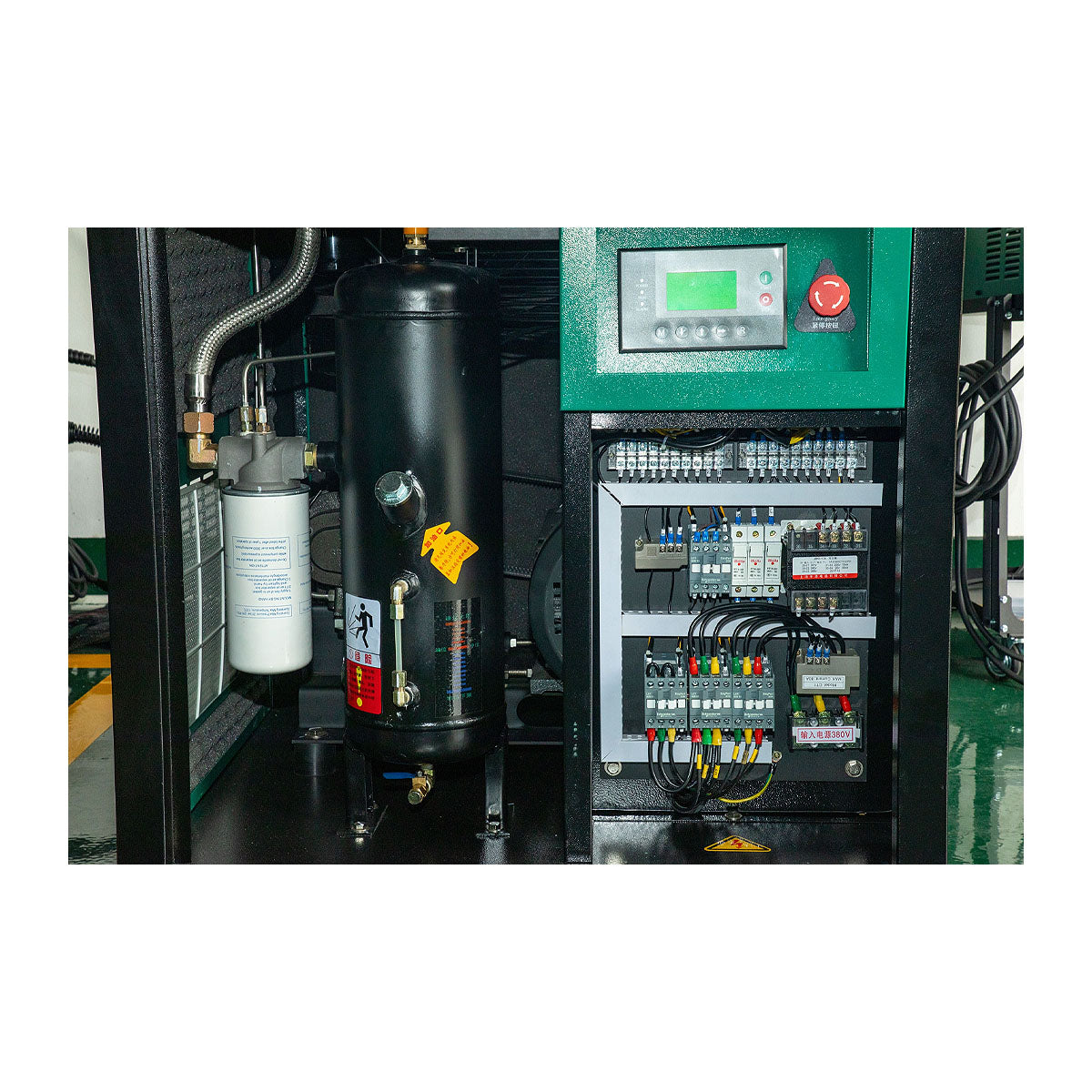 Máy nén khí trục vít SATA công suất từ 7.5kW - 15kW, loại không có bánh xe di chuyển