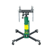 Kích truyền động hộp số thủy lực SATA AE5821 tải trọng 0.5 tấn Heavy Duty Gearbox Bracket, hỗ trợ tháo lắp hộp số ô tô chuyên nghiệp, nâng hạ thủy lực chân đạp, đầu đỡ xoay chỉnh linh hoạt, bánh xe gang xoay 360°.