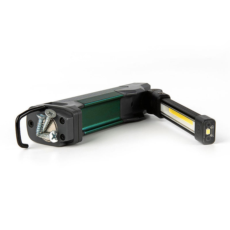 Đèn Pin dạng gập SATA AE5921 dùng Pin sạc cáp USB-Type C, độ sáng 220lm