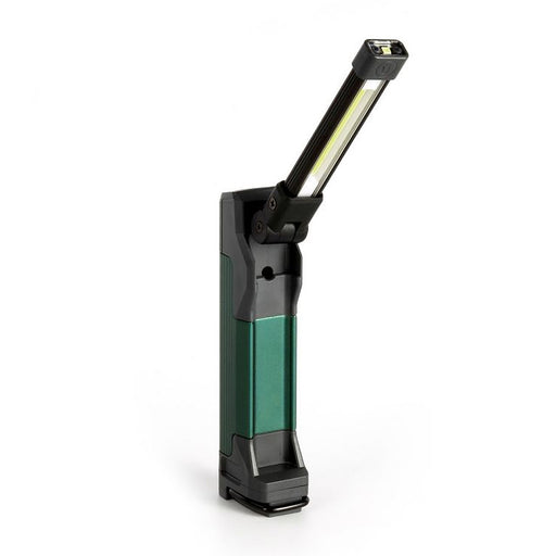 Đèn Pin Gập SATA AE5922 500lm, LED COB, sạc USB-C, nam châm, kẹp, móc treo