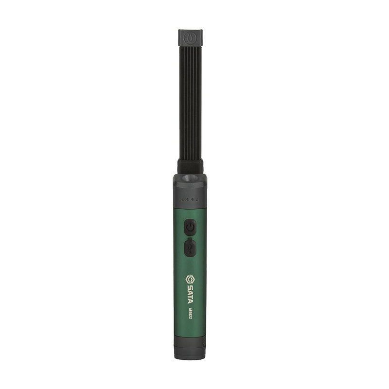 Đèn Pin dạng gập SATA AE5922 dùng Pin sạc cáp USB-Type C, độ sáng 500lm