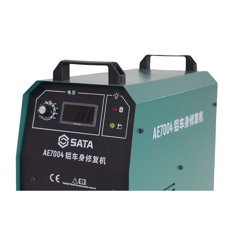Máy hàn rút tôn SATA AE7004 chuyên dùng trong garage  ô tô, sửa chữa phục hồi thân xe bằng chất liệu nhôm
