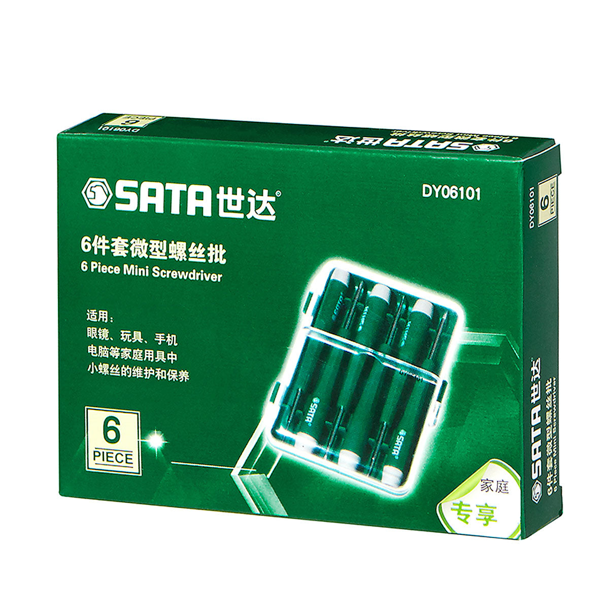 Bộ tua vít điện tử 6 chi tiết SATA DY06101
