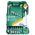 Bộ cờ lê vòng miệng tự động 8 chi tiết SATA ST08007ASJ kích thước từ 8mm - 19mm