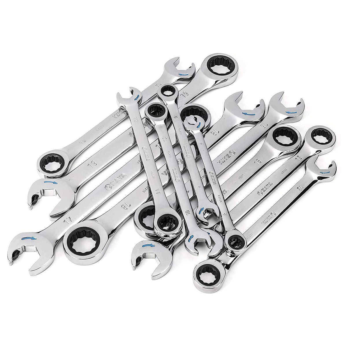 Bộ cờ lê vòng miệng tự động 12 chi tiết SATA ST09066-02 kích thước từ 8mm- 19mm