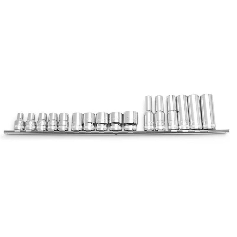 Bộ đầu tuýp hệ mét 16 chi tiết SATA ST09520 cốt 1/2 inch