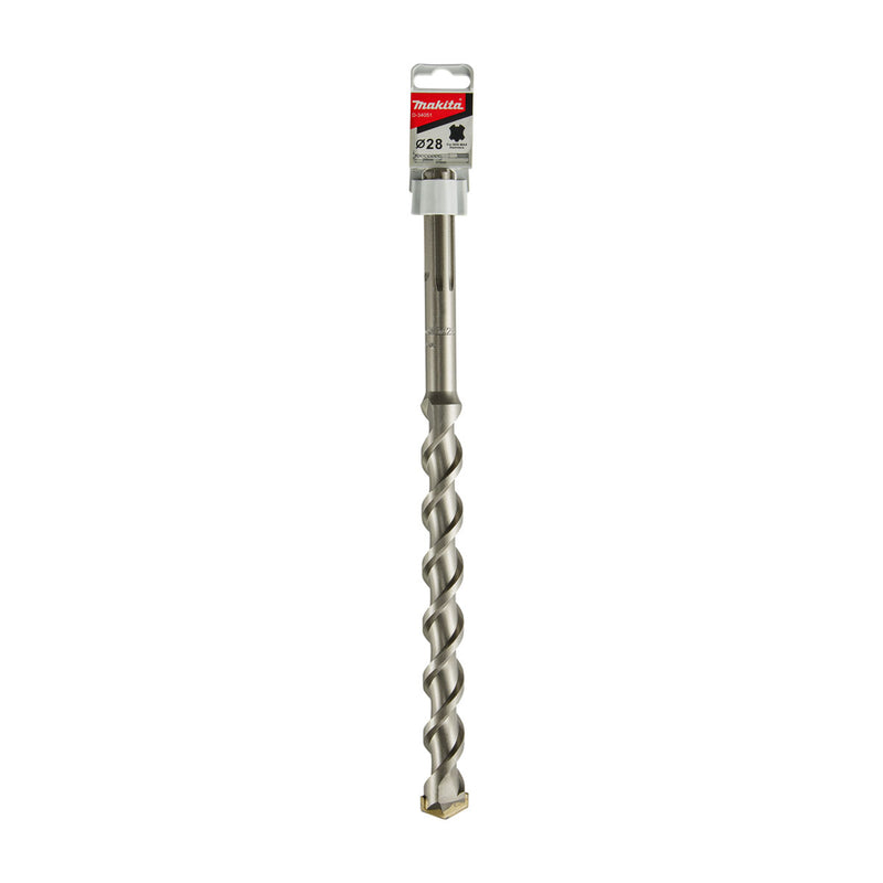 Mũi khoan bê tông TCT 2 cạnh Makita đuôi gài SDS-Max, đường kính mũi từ 12mm-40mm ( Cấp 2 sao )