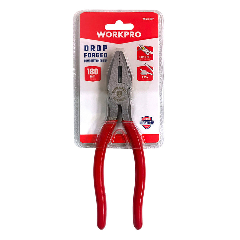 Kìm điện, kìm răng vỏ tay cầm bằng nhựa mỏng kiểu nhật 6 inch - 8 inch Workpro